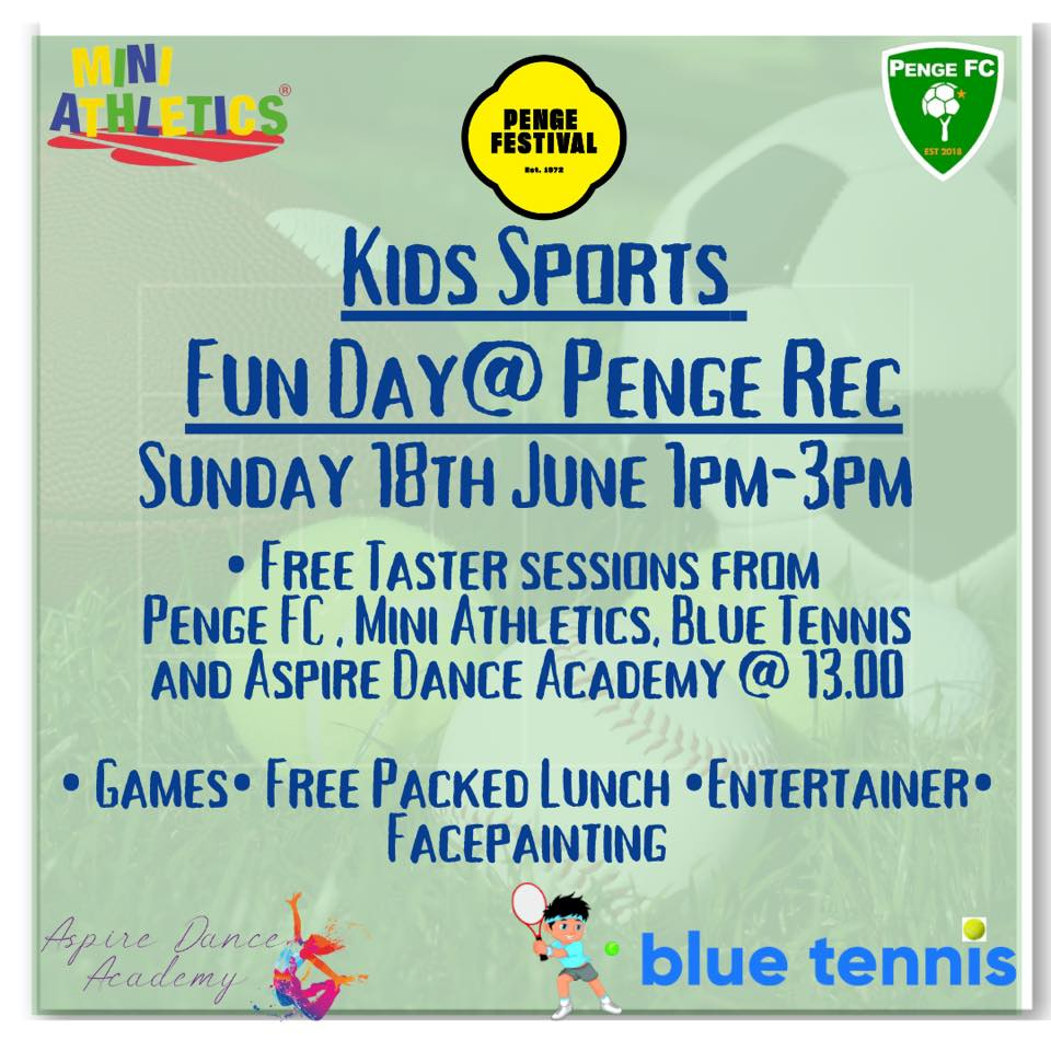 Kids Sports Fun Day flyer