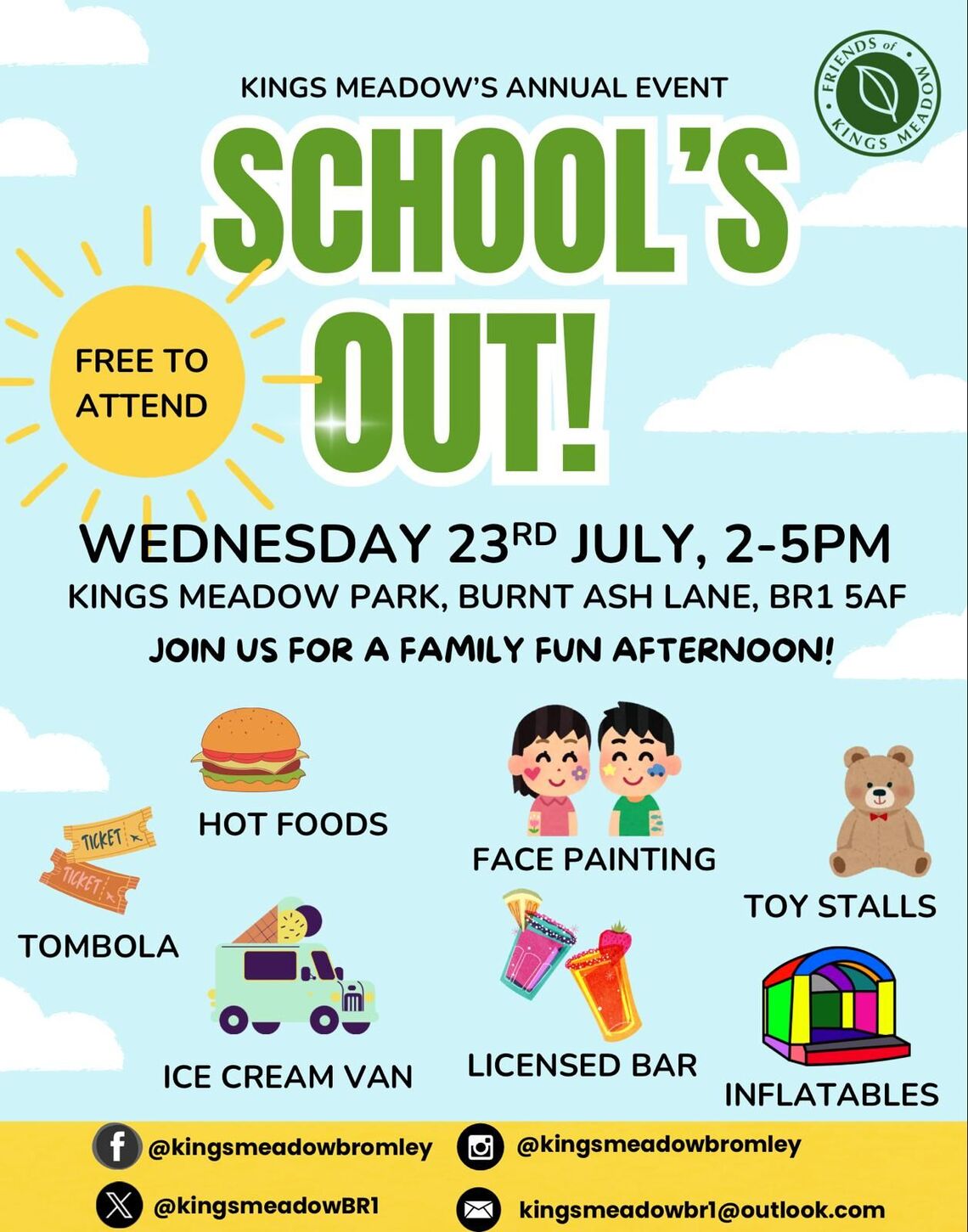 King Meadows School is Out event 1