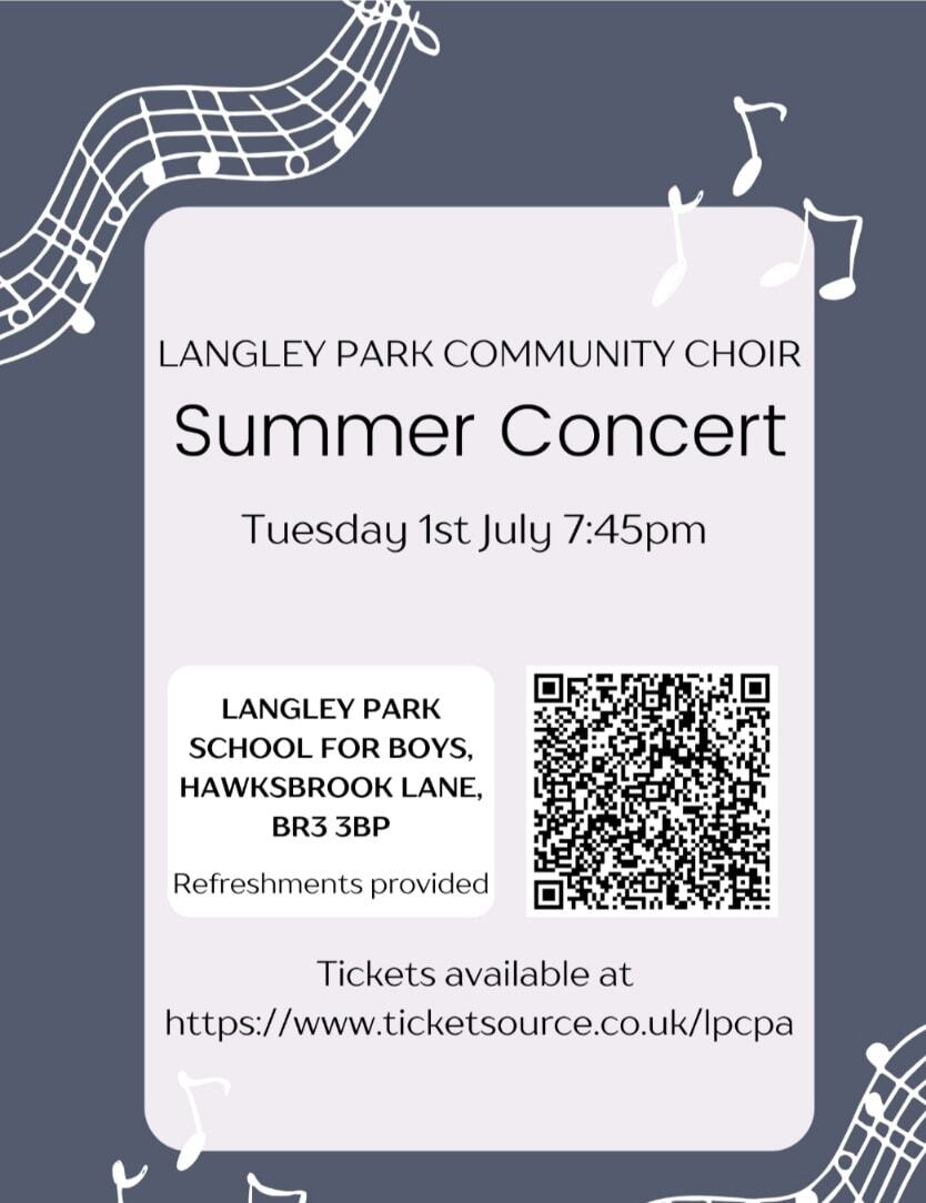 Langley Park Community Choir Concert