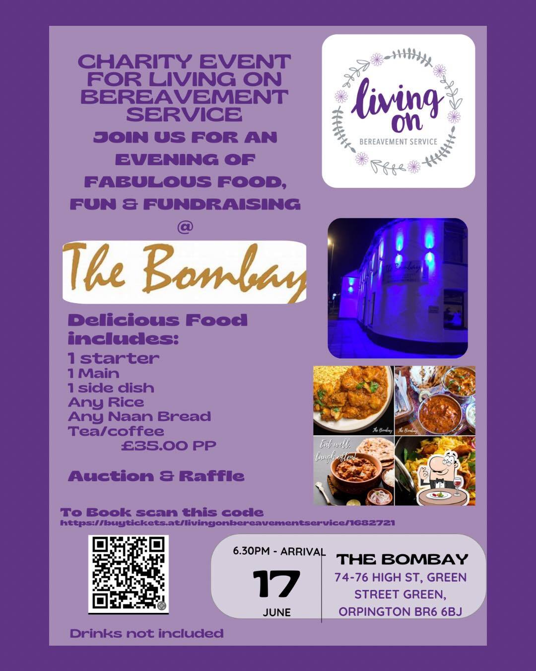 Living On Funraising event June