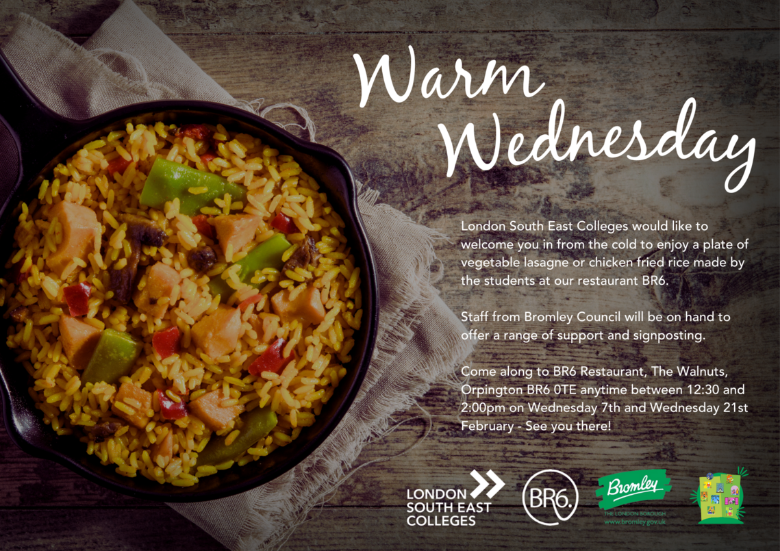 LSEC Warm Wednesday flyer image (image text on page)