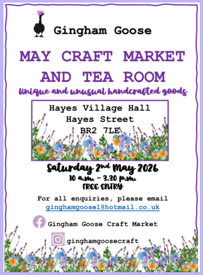 May Craft market and tea room