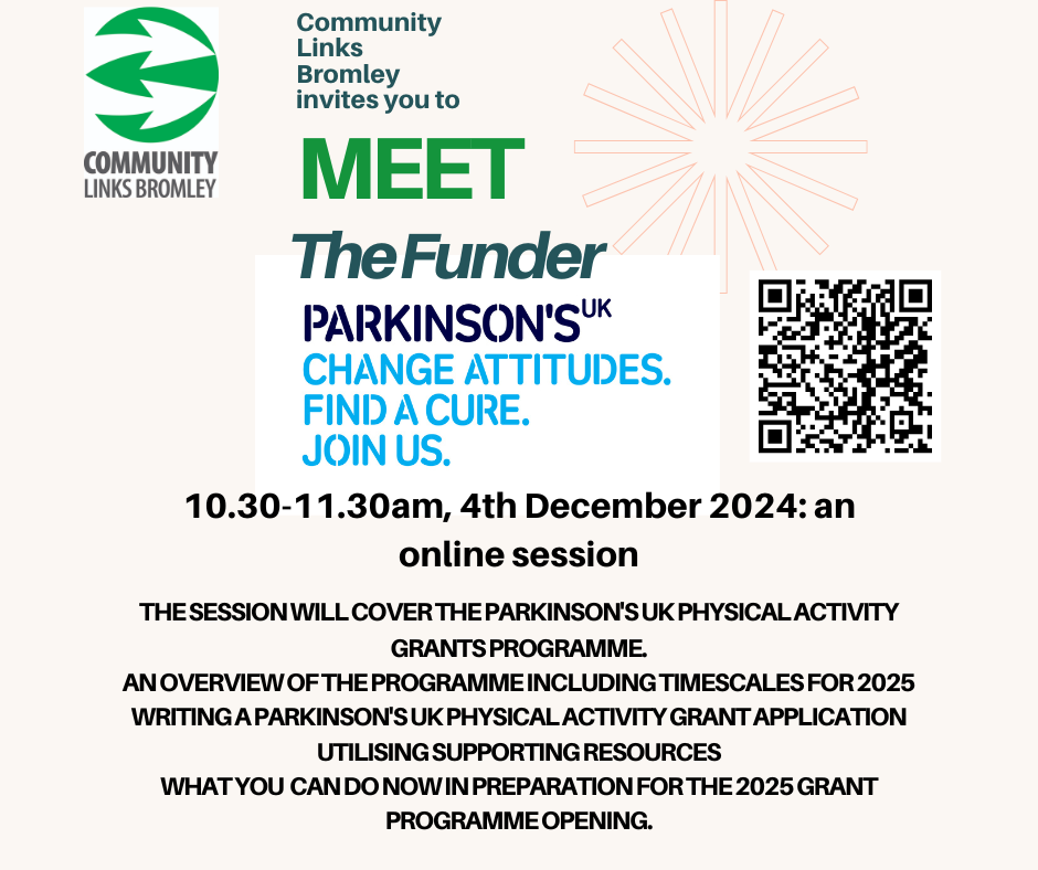 Meet the funder session with Parkinsons UK (amended)