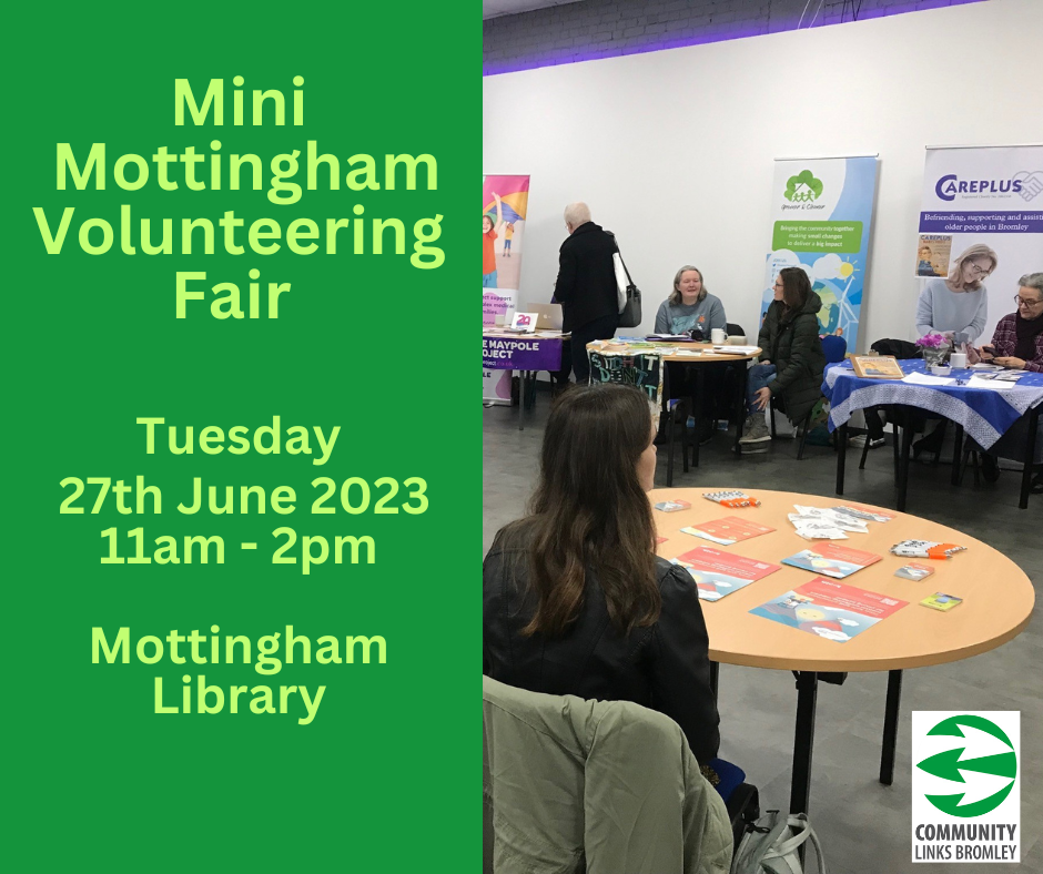 Mini-Volunteering Fair in Mottingham 