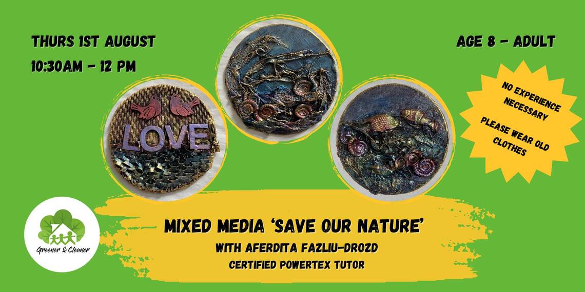 Mixed Media Save Our Nature event image
