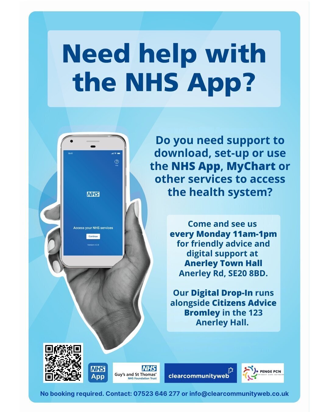 NHS app support