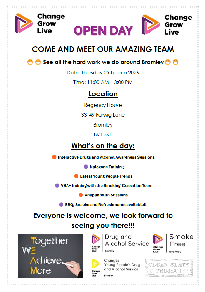 Open Day - Change Grow Live 