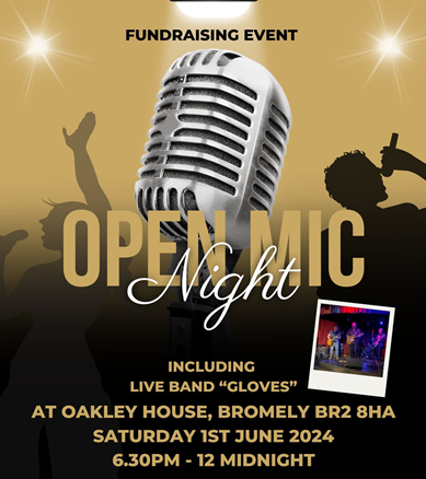 Open Mic & Band Night fundraiser for CASPA