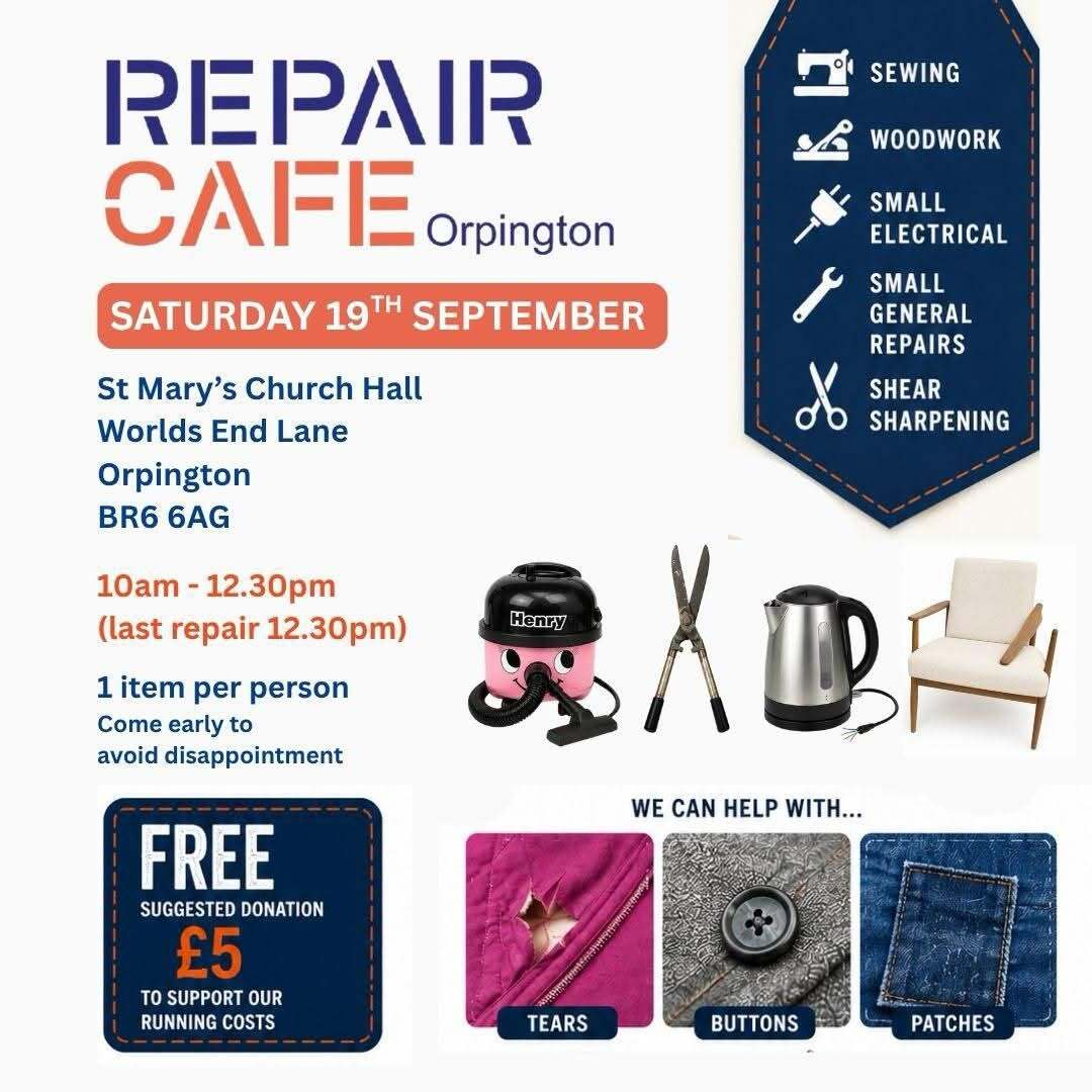 Oprington Repair Caf September 2026