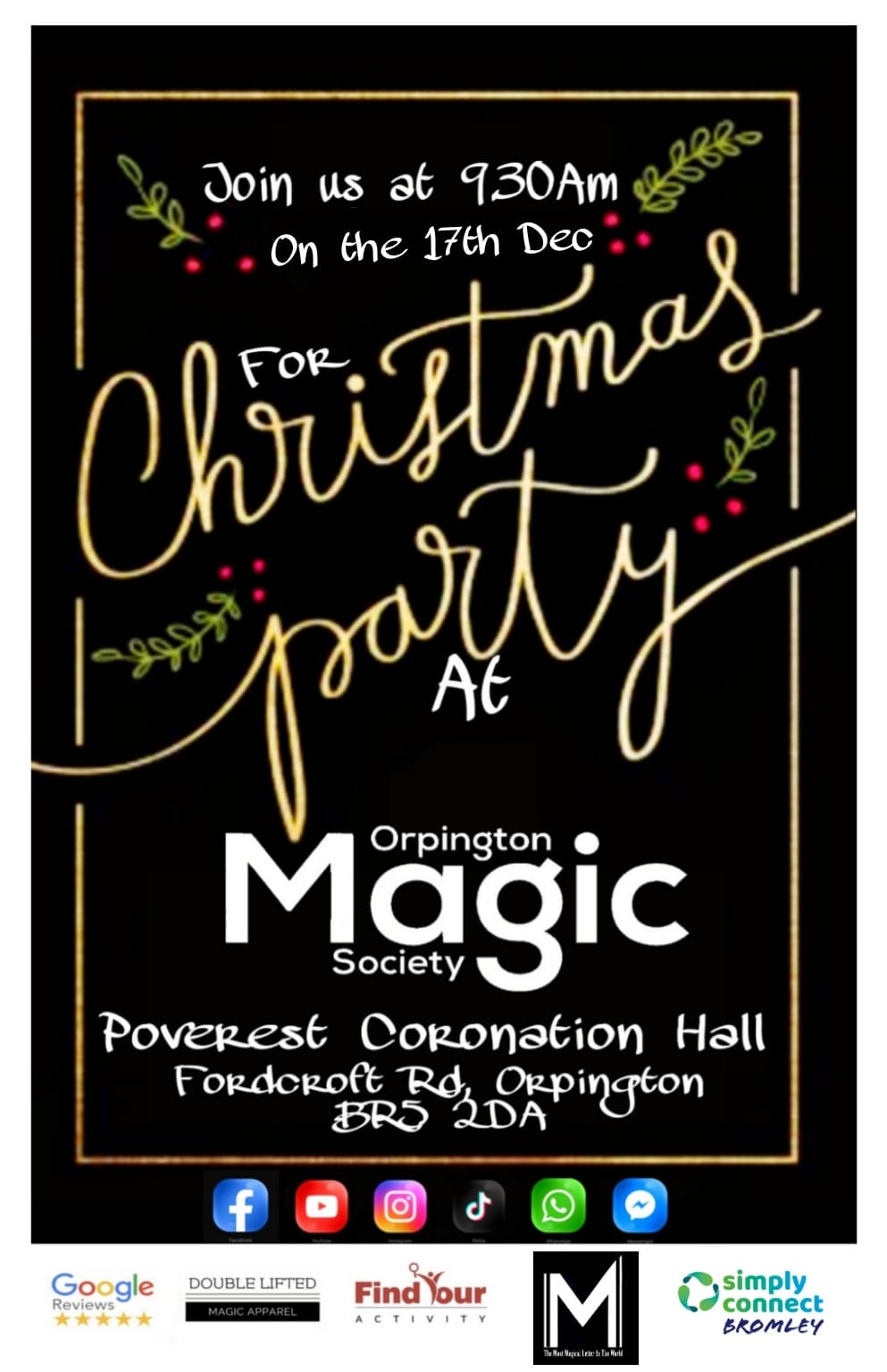 Orpington Magic Society Christmas Party event image