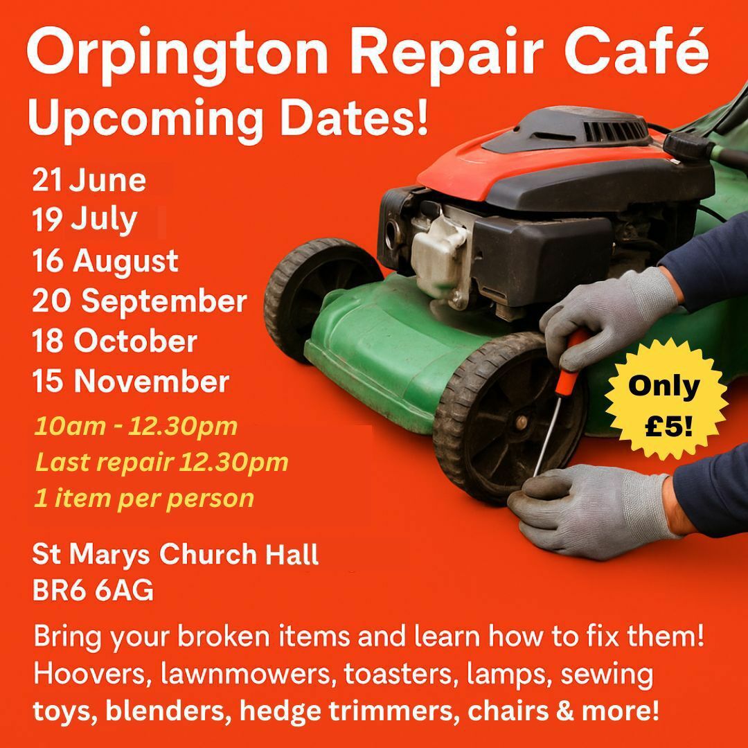 Orpington Repair Cafe june2025