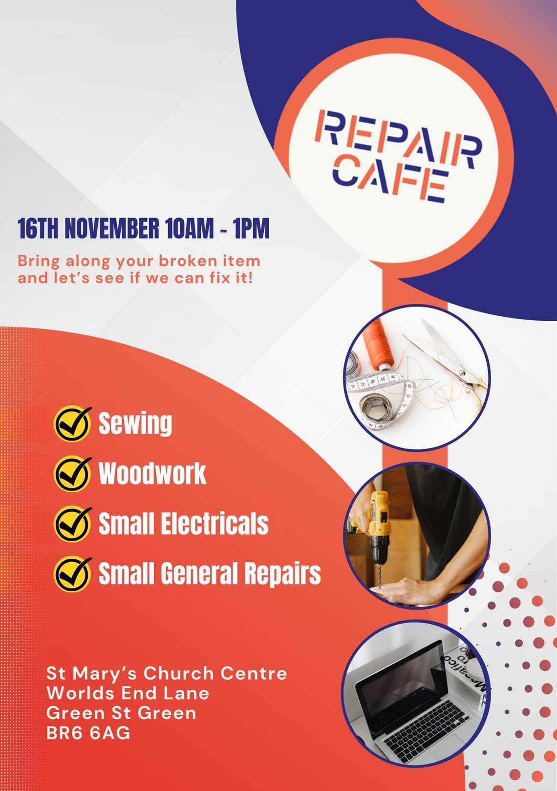 Orpington Repair Cafe November