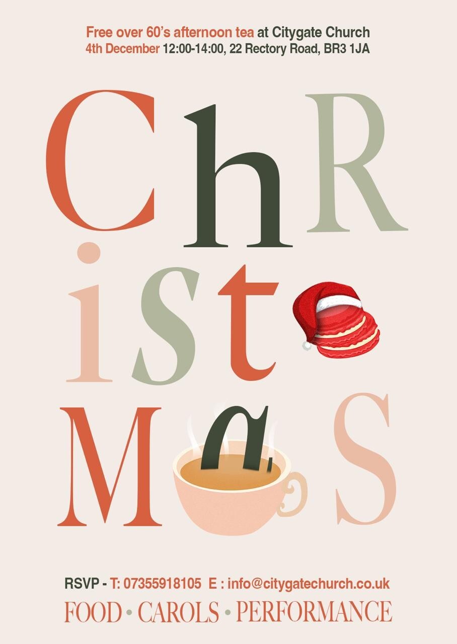 Over 60s afternoon tea