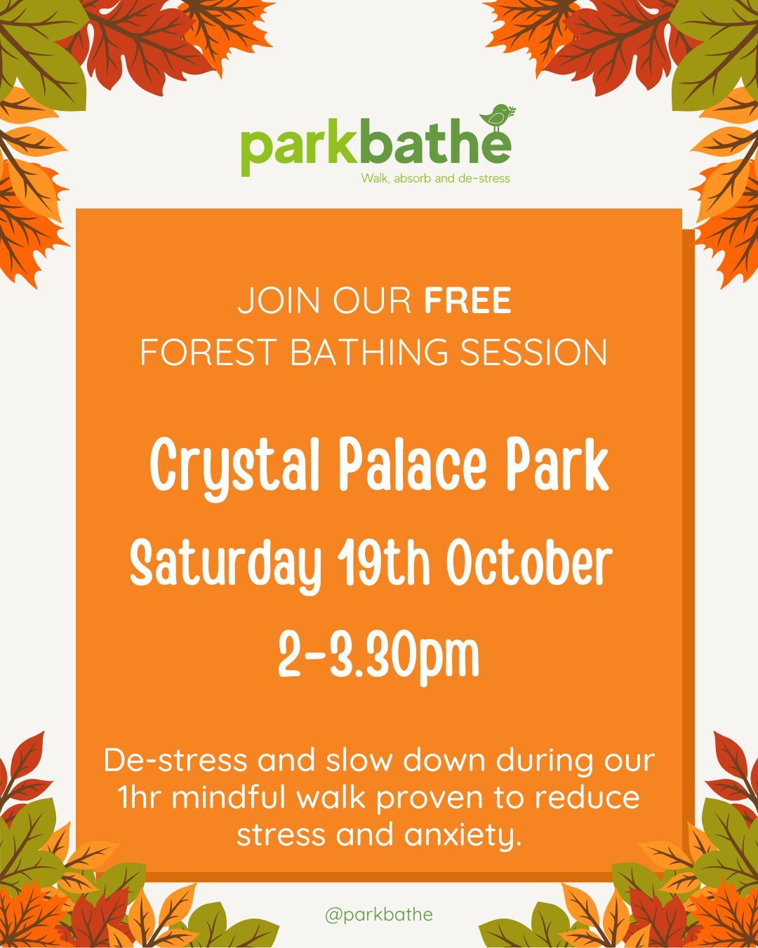 Parkbathe Crystal Palace event image