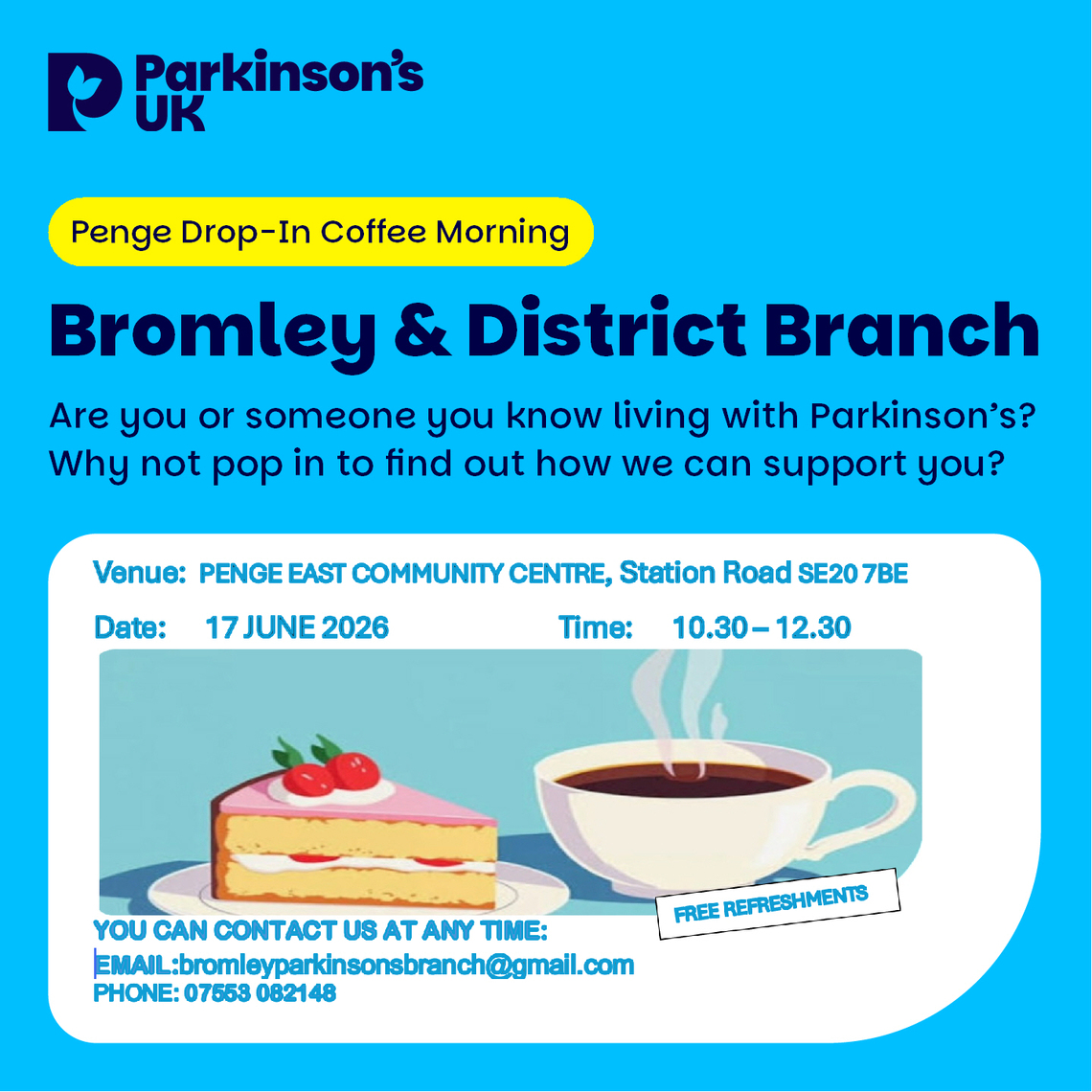 Penge Dropin Coffee Morning June26
