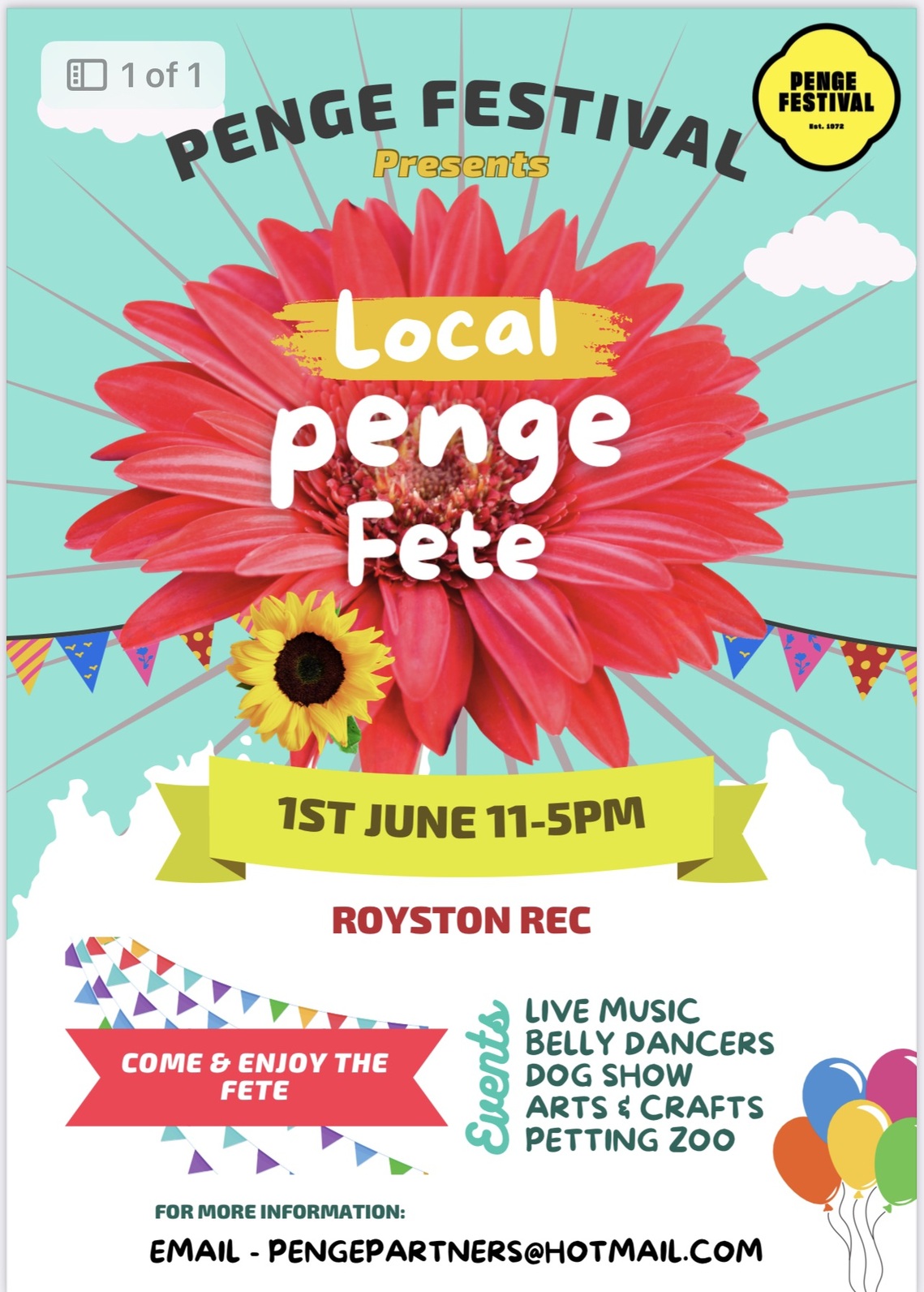 Penge Festival fete