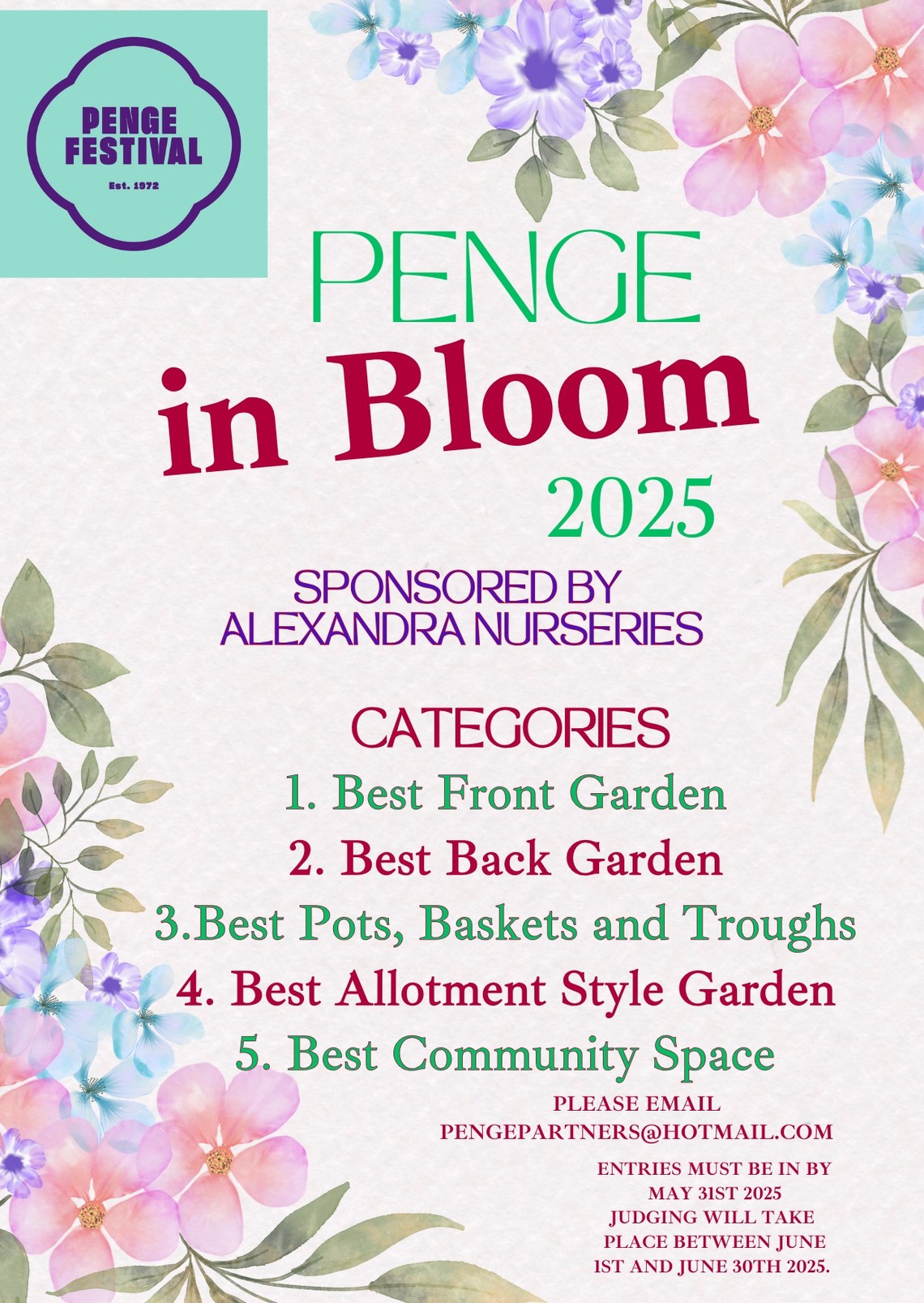 Penge in Bloom