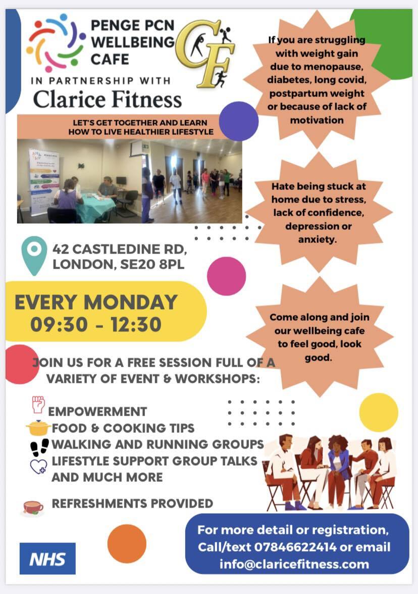 Penge PCN wellbeing Cafe