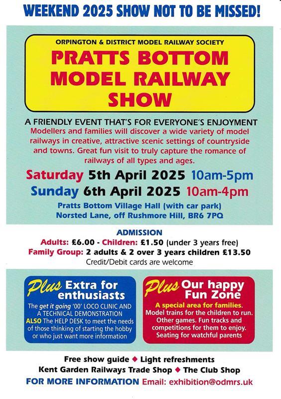 Pratts Bottom Model Railway Show