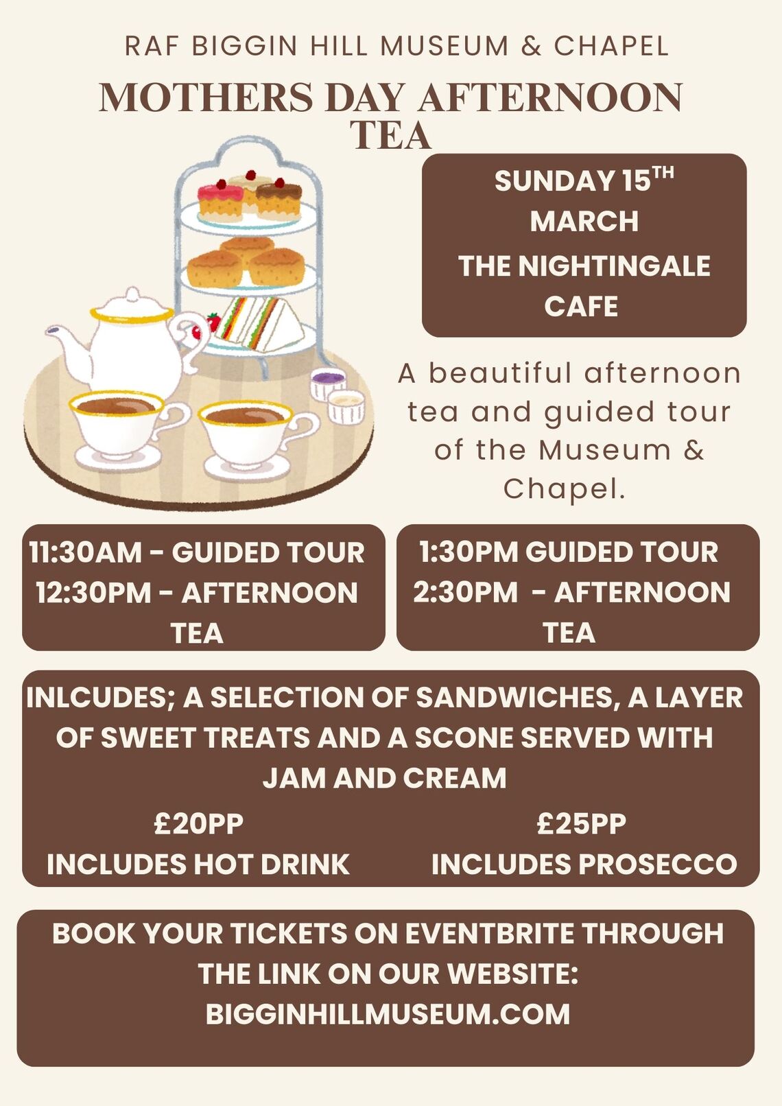 RAF Biggin Hill Museum Mothers day