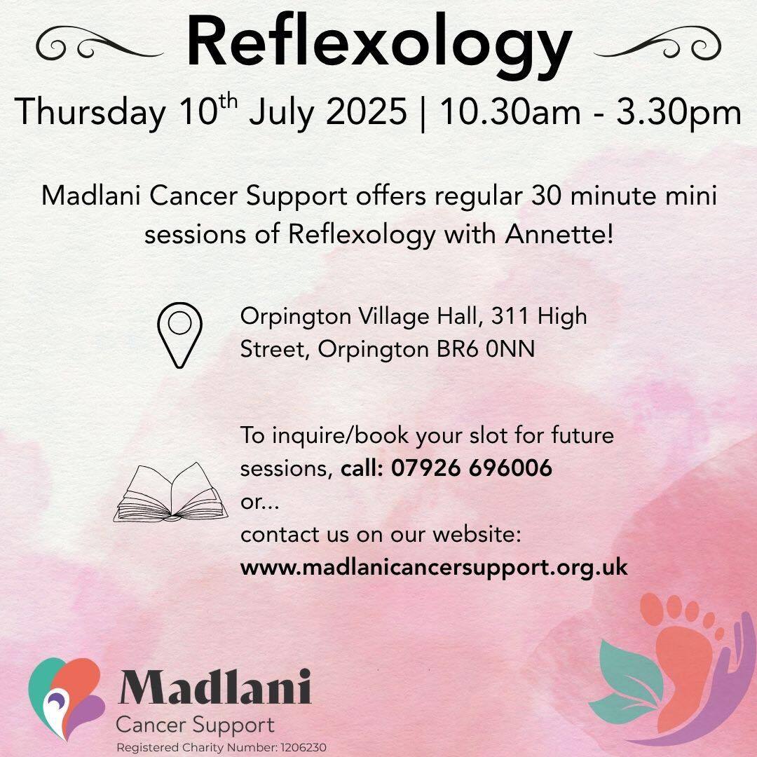 Refleology madlani cancer Support