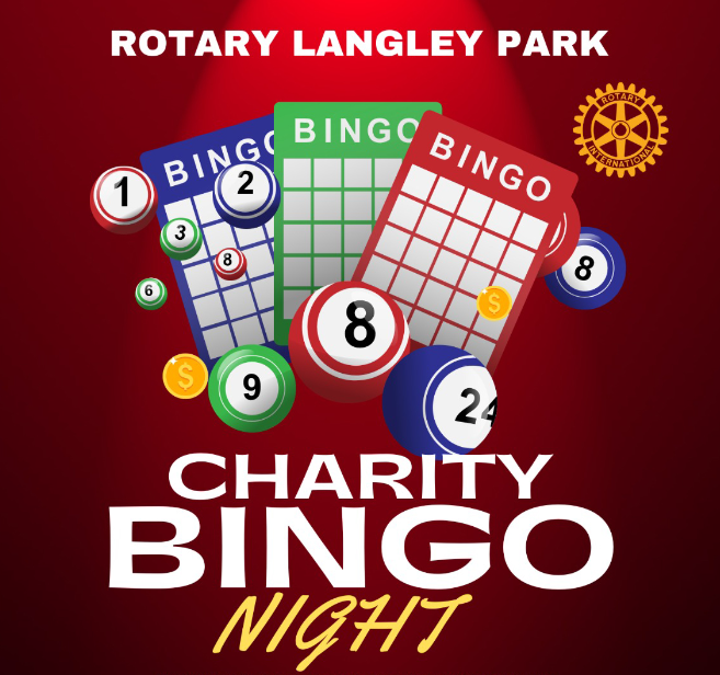 Rotary Langley park charity bingo