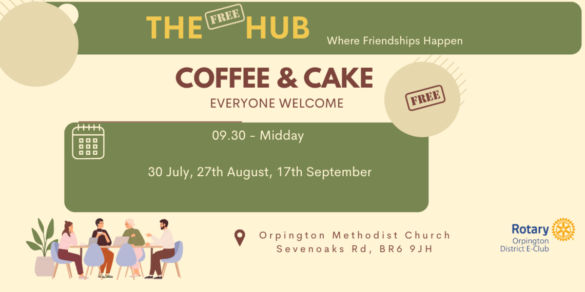 Rotary Orpington District E Club: The Hub event image