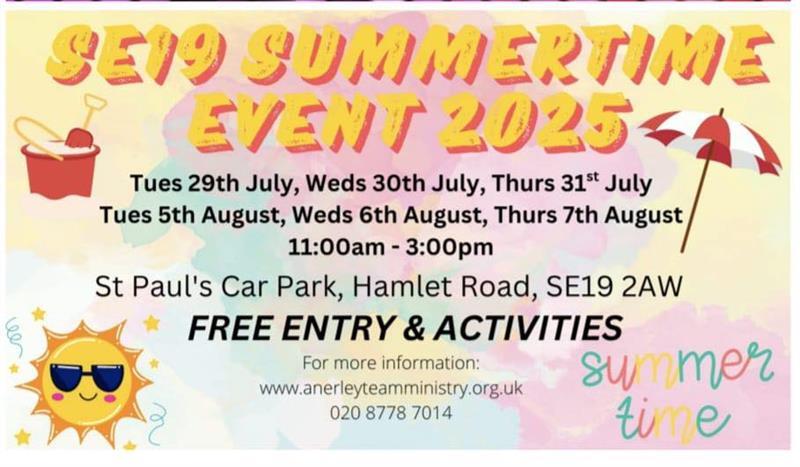 SE19 Summertime Event 2025