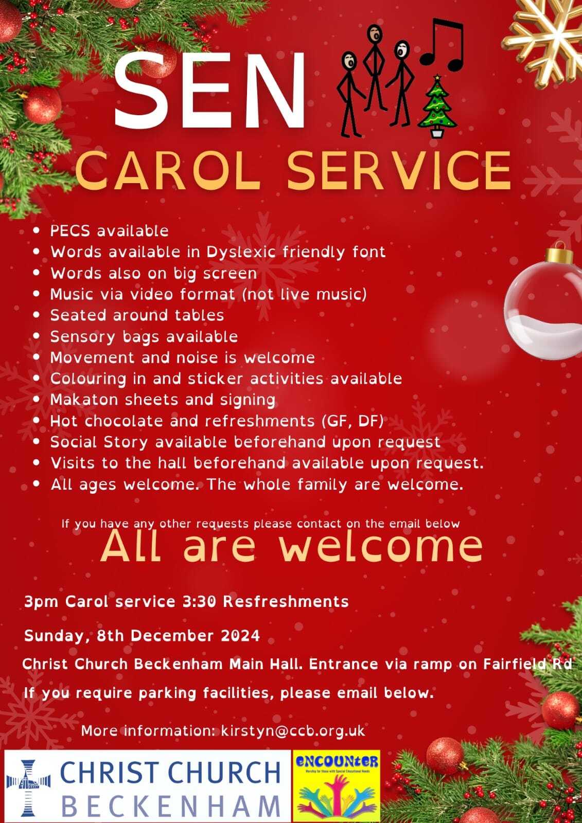 SEN Carol Service