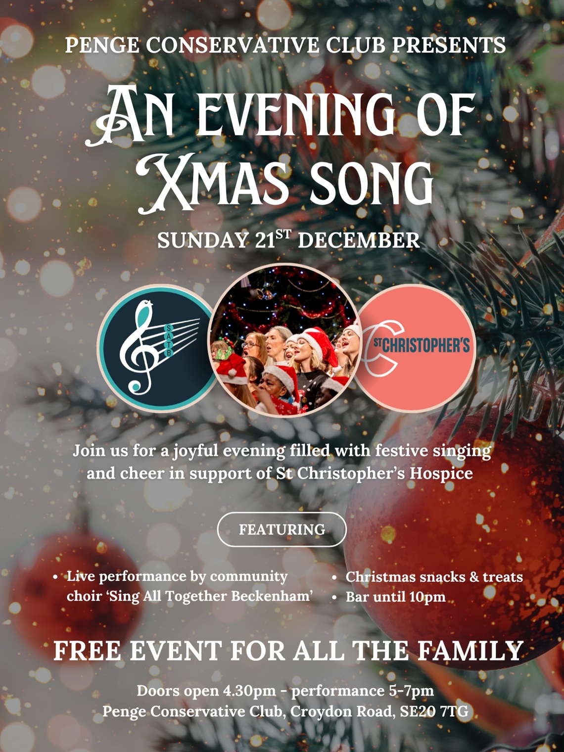 Sing All Together Beckenham an evening of song