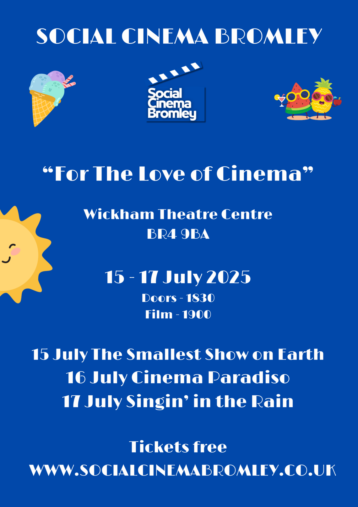 Social Cinema bromley for the love of cinema final