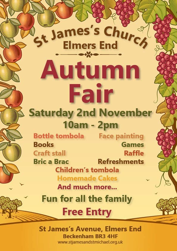 St James Church Autum Fair