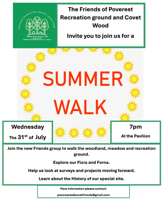 Summer walk friends of poverest