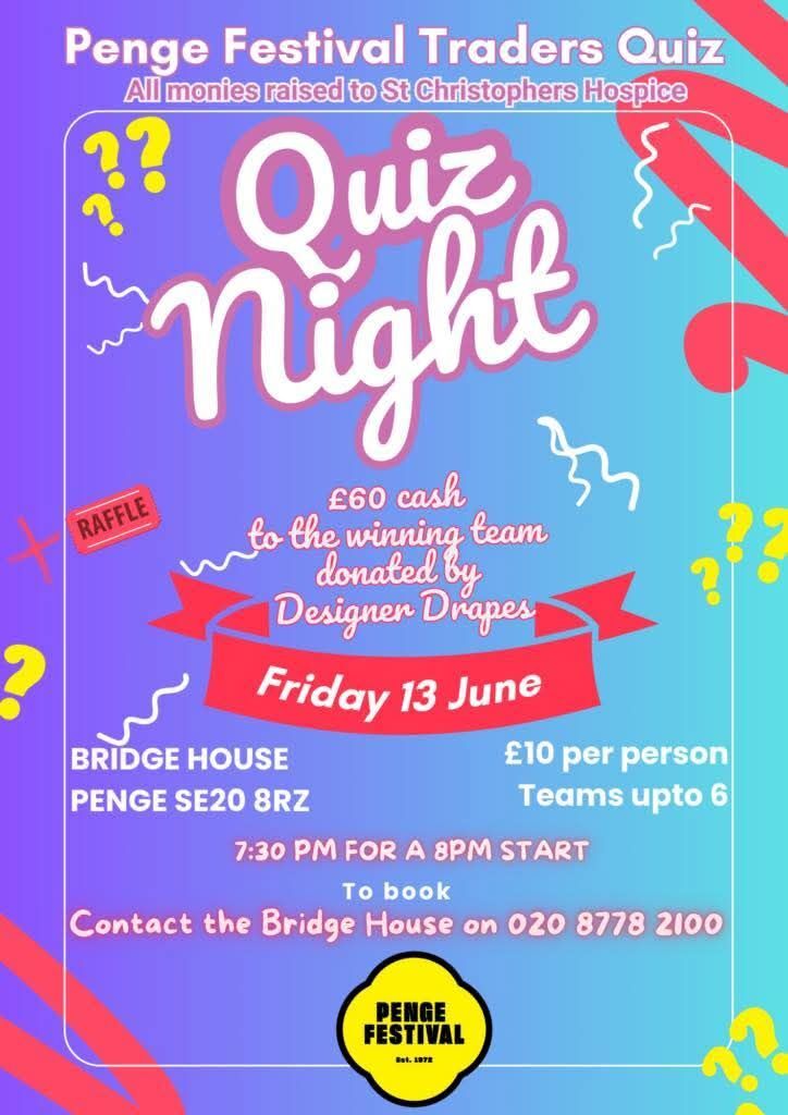 The Penge Traders quiz - Penge Festival