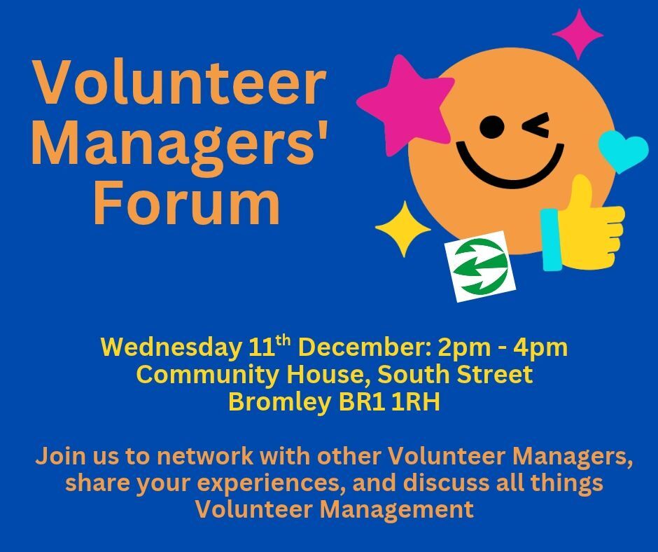 Orange smiley face surrounded by stars and CLB logo, above event information (event info on webpage)