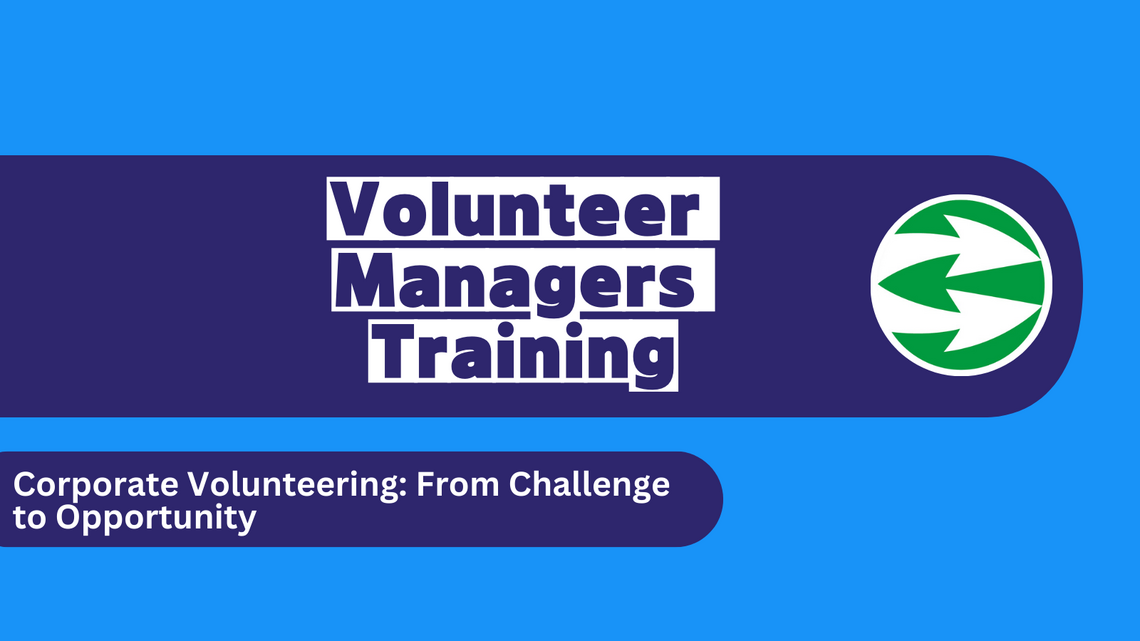 Volunteer Managers Training advert Jan'25
