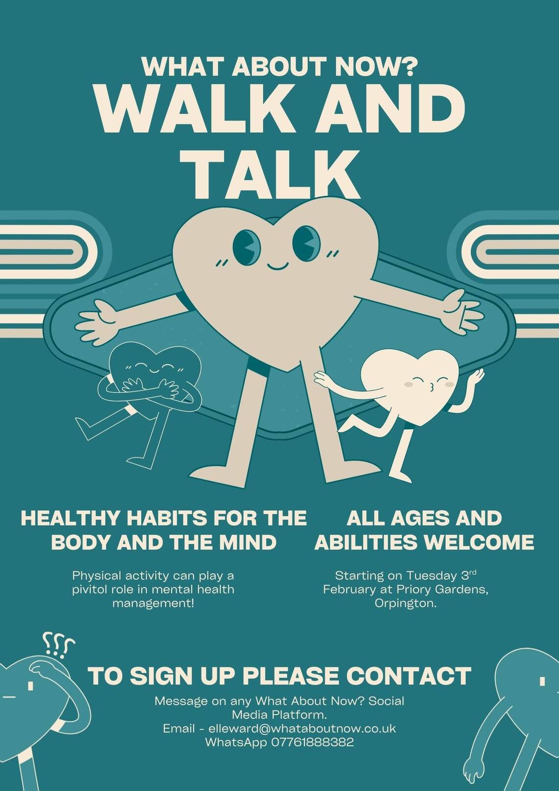 What About Now walk and talk