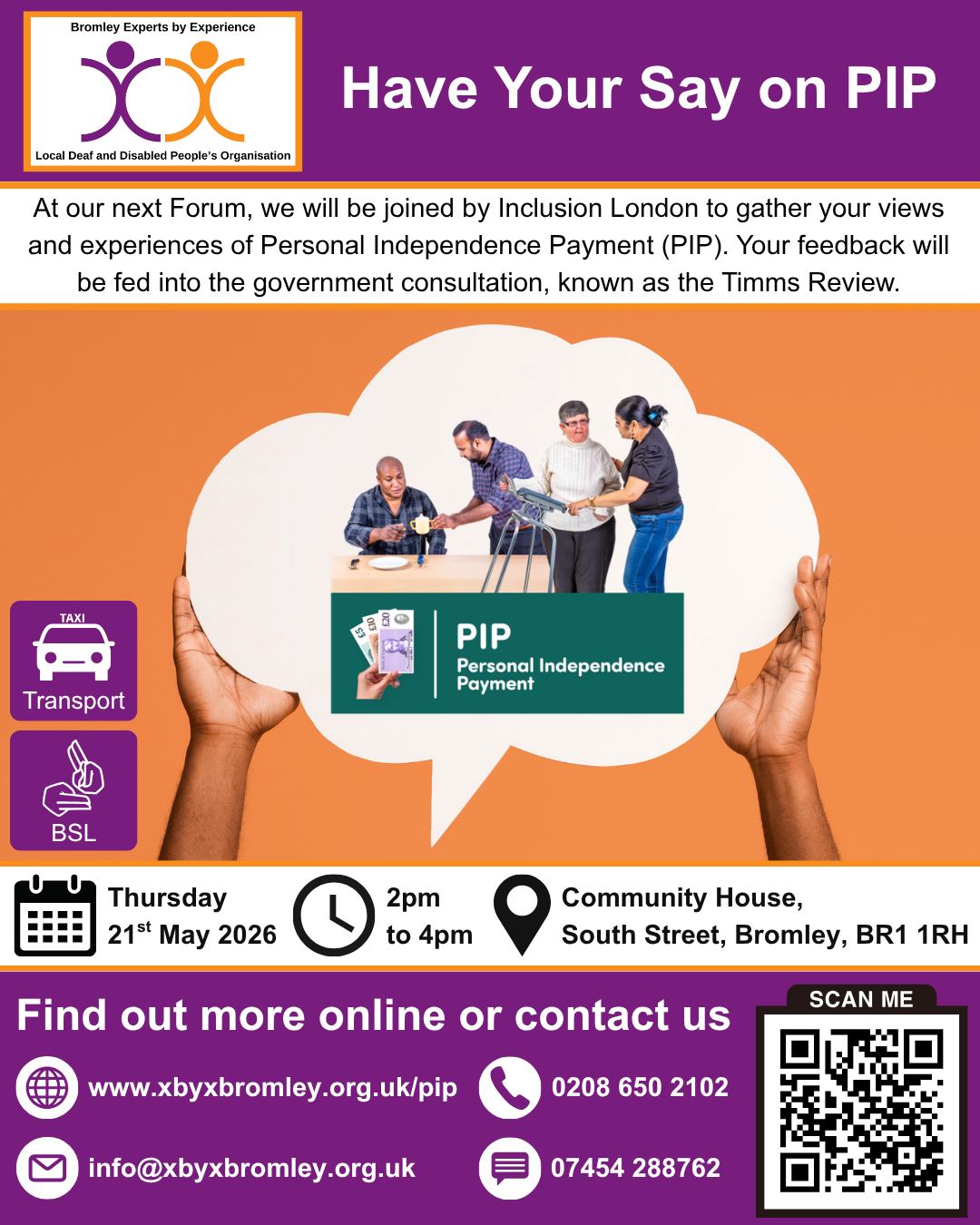Pormotional event image - event information on webpage