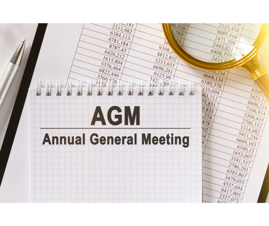 Image with words Annual General Meeting