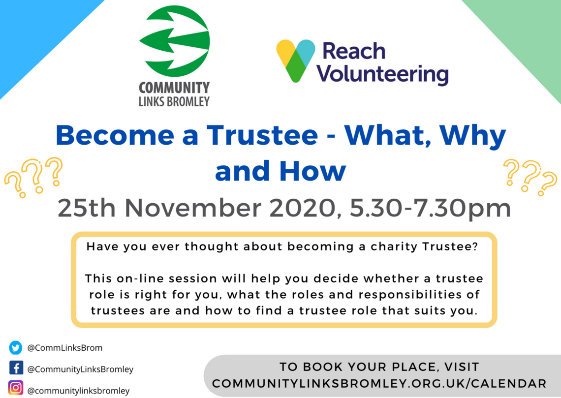 Become a Trustee workshop image
