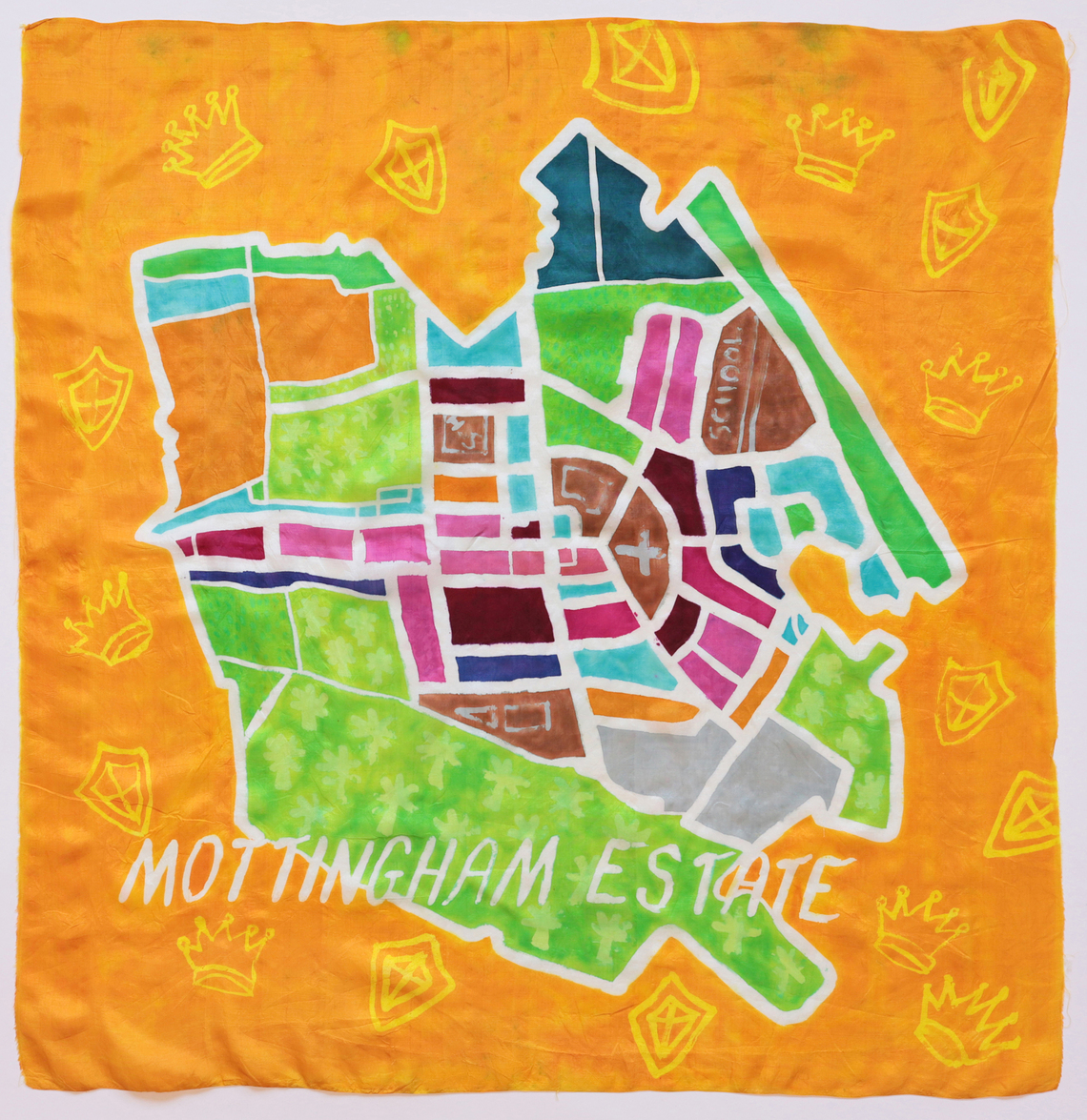 Colourful map of Mottingham