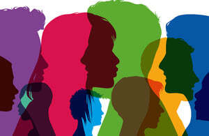 Image of colourful silhouettes of people