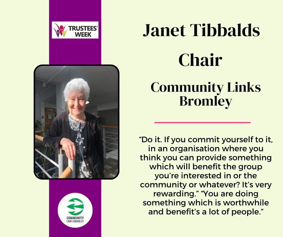 Janet Tibbalds Volunteer interview image