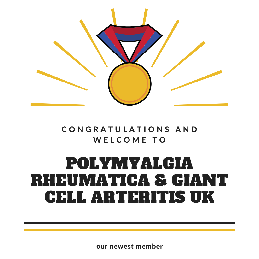 New CLB member: Polymyalgia Rheumatica Giant Cell Arteritis UK