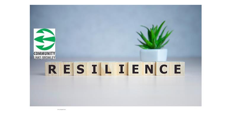 Building blocks with letters spelling out 'resilience'