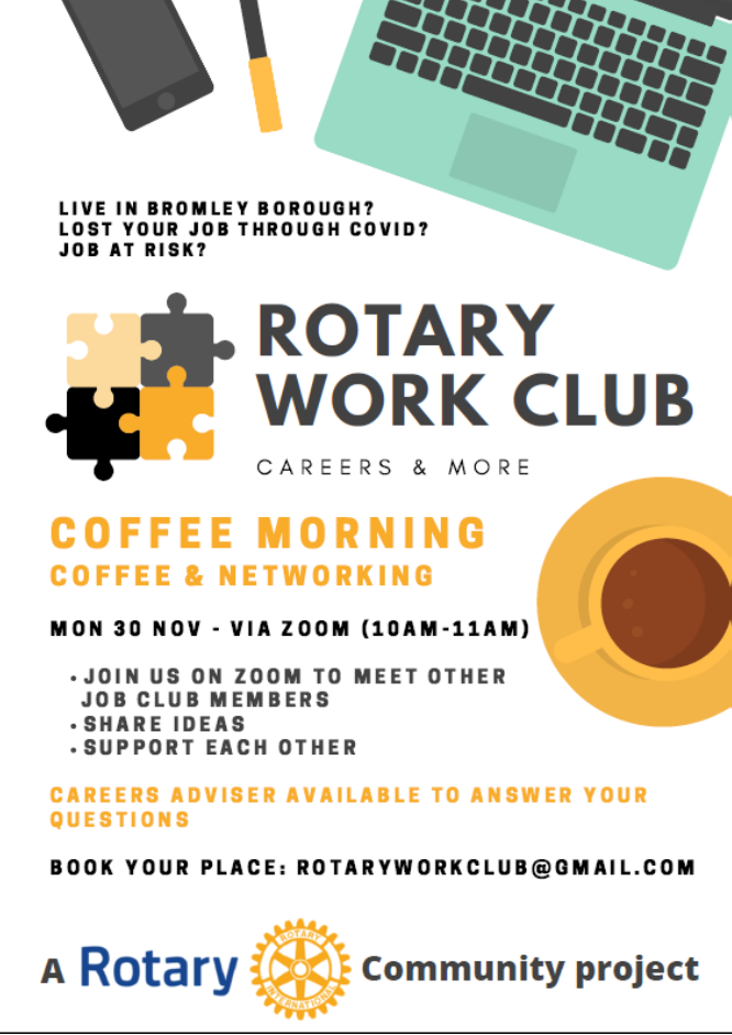 Rotary Work Club event flyer pic